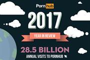 Pornhub unloads its massive 2017 data recap