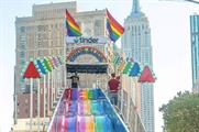 Around 1,500 ride Tinder's Pride Slide for LGBTQ+ causes