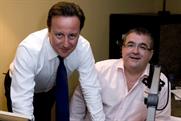 Sun Talk presenter Jon Gaunt (right) with David Cameron