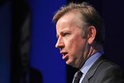 Michael Gove: pictured at the Children and Young People Now awards (presented by Ravi Chandiramani)