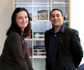 Brown (l) and Atchia: new recruits