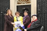 Grey Pride petition: Penny Mordaunt MP (far left) and Esther Rantzen backed Anchor's campaign