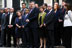 Team effort: Gordon Brown with party ministers