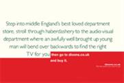Dixons 'the last place' by M&C Saatchi