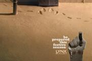Lynx 'snow prints' by Bartle Bogle Hegarty