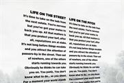 The Sported Foundation "cross the line" by DraftFCB
