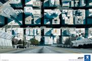 Peugeot '3D sat nav' by The Furnace, Sydney 