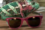Ray-Ban...featuring a clever chameleon