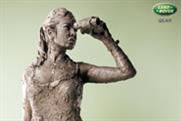 Land Rover... splatters models in new ad