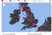The Guardian "live music map" by LBi