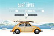 VW Beetle 'hitchhike with a like' by Tribal DDB Amsterdam