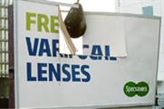 Specsavers ... the victim of advertising vandalism