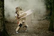 Phones4u 'cardboard warriors' by Adam & Eve London