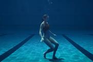 Apple follows a swimmer's epic ocean exercise