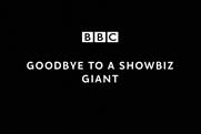 BBC "goodbye to a showbiz giant" by Rainey Kelly Campbell Roalfe/Y&R