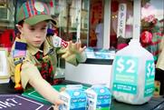 Boy Scouts join Girl Scouts' cookie drive to ask, 'Got Milk?'