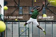 Asics "it's a tough game. Go smash it" by 180 Amsterdam