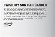Harrison's Fund "I wish my son had cancer" by AIS London