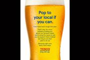 Tesco "Pop to your local if you can" by BBH London
