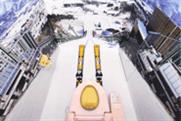 Ski slopes on the loo...new Coca-cola campaign