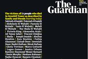 The Guardian "14 May 2018 front page" (in-house)