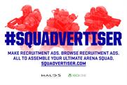 Halo 5 "squadvertiser" by McCann London
