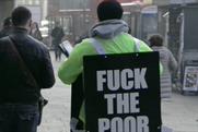 The Pilion Trust "fuck the poor" by Publicis London