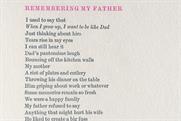 Refuge "Remembering my father" by McCann Bristol