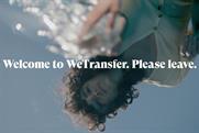 WeTransfer "Please leave" by Stink Studios