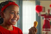 Cheerleaders liven up dinnertime in the Birds Eye campaign