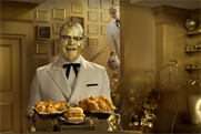 Dueling Colonels compete for dominance in KFC Super Bowl spot