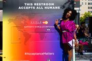 To get into MasterCard's Pride parade bathroom, have a heart