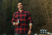 Busch introduces new spokesman and can branding in Super Bowl debut