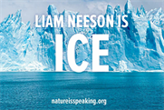 Ice sounds like Liam Neeson in scary climate-change spot