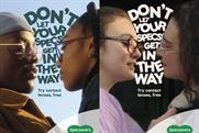Specsavers "Kiss clash" by The Agency