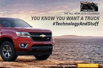 Chevrolet has made #TechnologyAndStuff the Colorado's tagline