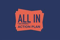 The All In logo