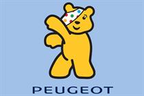 Peugeot: rolls out Pudsey logo