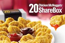 McDonalds: unveils Chicken McNuggets ShareBox today