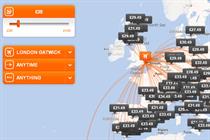 easyJet: rolls out 'inspire me' tool