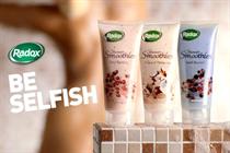 Recent Radox campaign for 'shower smoothies' 