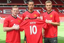 Bwin deal: Manchester United players Wayne Rooney, Rio Ferdinand and Nemanja Vidic