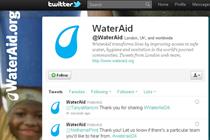 WaterAid: runs 24-hour Twitterthon