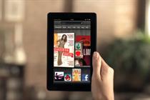 Amazon: moved into the tablet market with the launch of the Kindle Fire last year