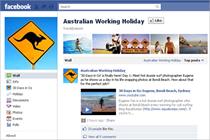 Tourism Australia: kicks off Facebook push