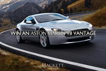 Hackett: giving away free Aston Martin
