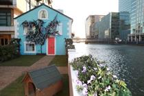 Airbnb held a party on its floating house last night (20 May)