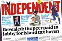 The Independent: cover price rises to £1.20 next week