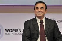 Carlos Ghosn: pictured at an earlier event, Women's Forum