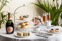 The Dorchester has teamed up with Laurent-Perrier to create its afternoon tea